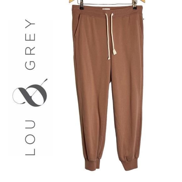 Lou & Grey Pants - Lou & Grey | Jogger Sweatpants French Terry Drawstring Front & Back Pockets